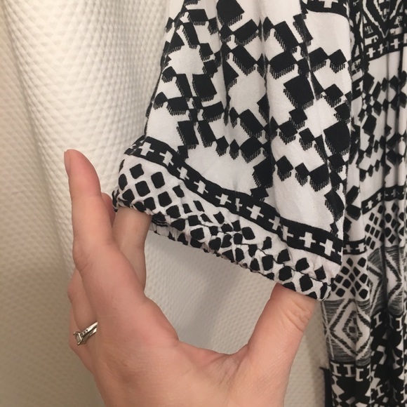 Black & White Mossimo Geometric Print Dress - Picture 3 of 3